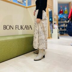 【BON FUKAYA(ボンフカヤ)】女性らしいシルエットが魅力♡スカートコーデに合わせたい1足!!
