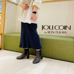 【JOLICOIN by BON FUKAYA(ジョリコアン)】スタイルアップ効果抜群!!チャンキーヒールブーツ♡